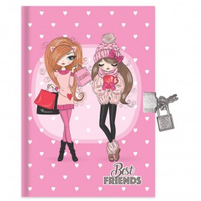 Keskin Color Hatıra Defteri Kilitli Best Friends 80 YP 14x20