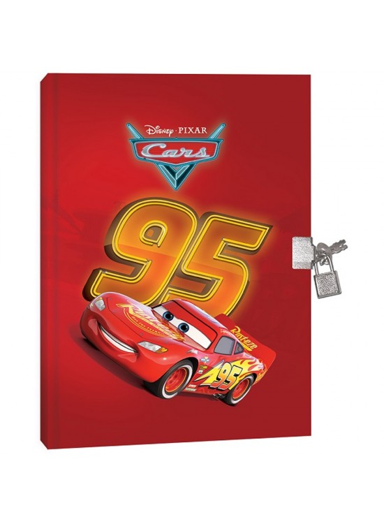 Keskin Color Hatıra Defteri Kilitli Cars 104 YP 14x20 310210-33