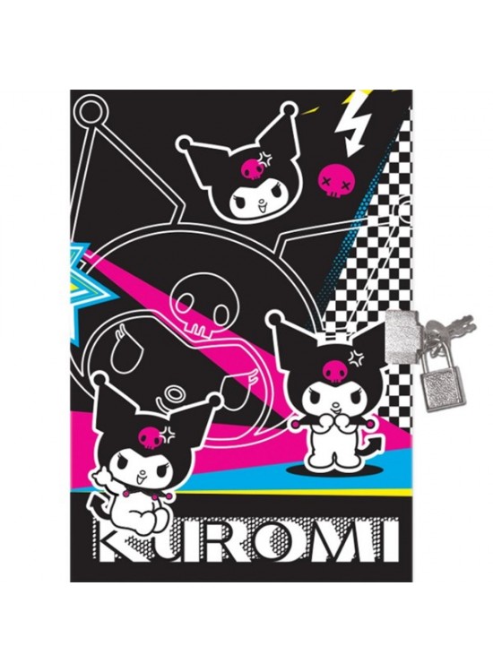 Keskin Color Hatıra Defteri Kilitli Kuromi 14x20 80 YP Keskin Color Hatıra Defteri Kilitli Kuromi 14x20 80 YP