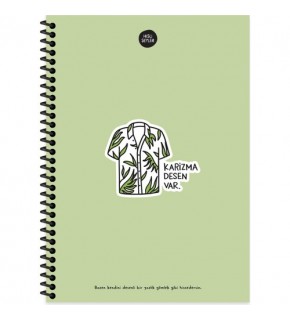 Keskin Color Hisli Şeyler 17x24 100 YP Çizgili Spiralli Sert Kapak Karizma