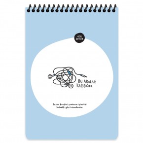 Keskin Color Hisli Şeyler A5 80 YP Çizgili Spr Bu Aralar Karışığım