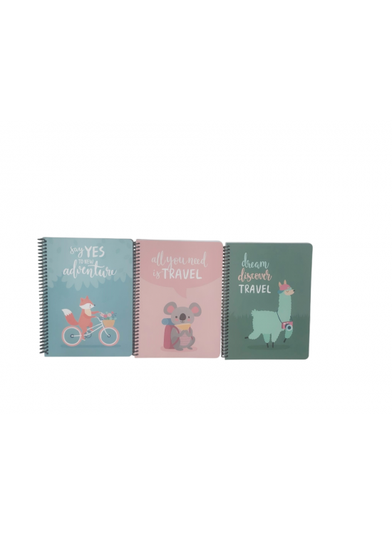 Keskin Color Karton Kp.Spr.Hayvanlar Defter 16,5x22,5 80 YP Kar.