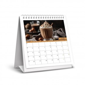 Keskin Color Masa Takvimi Kare Kahve 2026