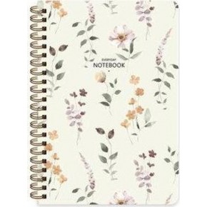 Keskin Color Not Defteri Karton Kp.Spr.Çiçek 12x17 80 YP Çiz.385351-99 (1 Adet)