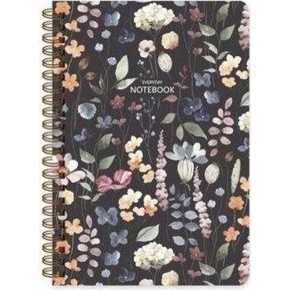 Keskin Color Not Defteri Karton Kp.Spr.Çiçek 12x17 80 YP Çiz.385351-99 (1 Adet)