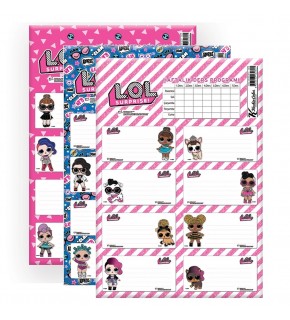 Keskin Color Okul Etiketi Ders Programlı Gigant 3 LÜ 220130-76