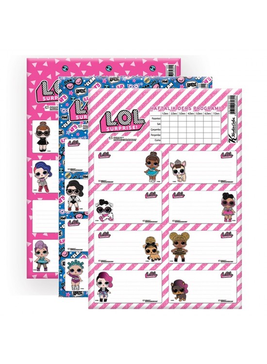 Keskin Color Okul Etiketi Ders Programlı Gigant 3 LÜ 220130-76 Keskin Color Okul Etiketi Ders Programlı Gigant 3 LÜ 220130-76