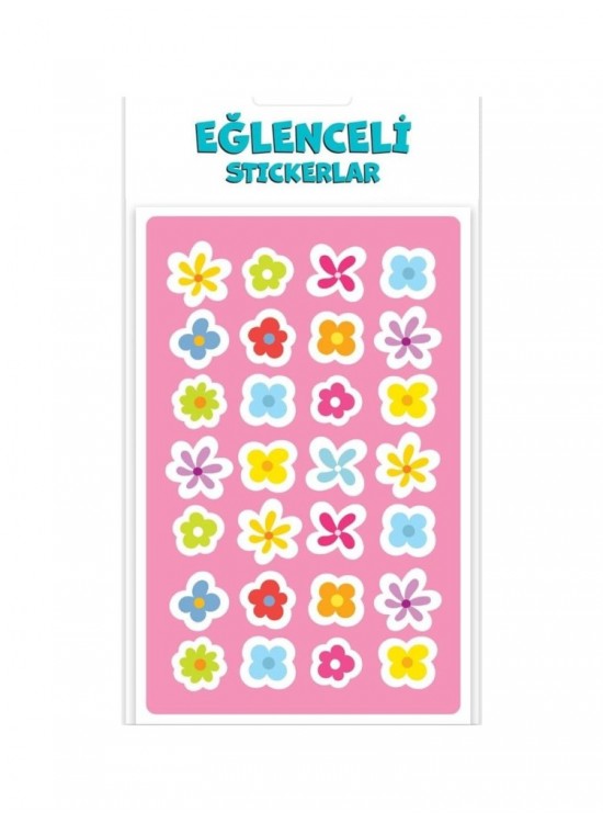 Keskin Color Puffy Sticker Orta Boy Çiçek 221204-99