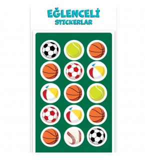 Keskin Color Puffy Sticker Orta Boy Top 221202-99