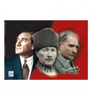 Keskin Color Resim Defteri 35x50 15 Yp Spr Karton Kp Atatürk (1 Adet)