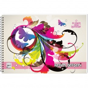 Keskin Color Resim Defteri Fon Kartonlu 25x35 10+10 Yaprak (1 Adet)