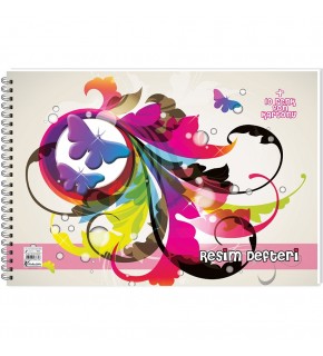 Keskin Color Resim Defteri Fon Kartonlu 25x35 10+10 Yaprak (1 Adet)
