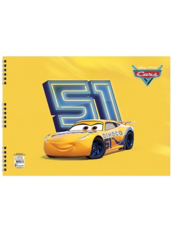 Keskin Color Resim Defteri Spiralli 15 Yaprak 25x35 Cars 300215-33 (1 Adet)