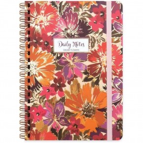 Keskin Color Sert Kapak Spr Flowers Helen A5 80 YP Çizgili