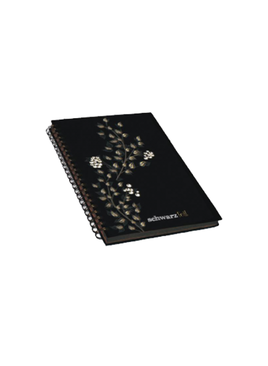 Keskin Color Spiralli Defter Schwarz Foil Sert Kapaklı 60 YP 14x20 60 YP 410110-99