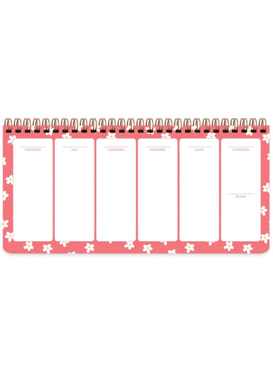 Keskin Color Spiralli Planner Minik Papatya 13x27