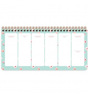 Keskin Color Spiralli Planner Su Yeşili 13x27