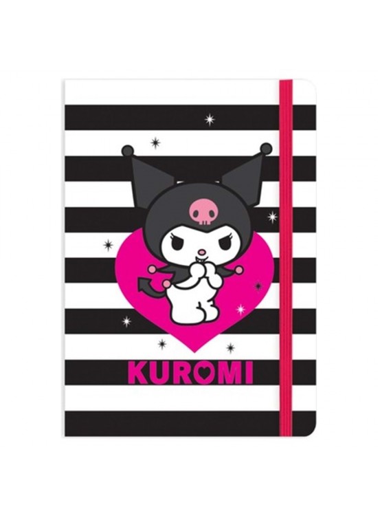 Keskin Color Spiralli Sert Kapak Defter Kuromi A5 80 YP Çiz. Keskin Color Spiralli Sert Kapak Defter Kuromi A5 80 YP Çiz.