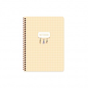 Keskin Color Spiralli Sert Kapak Defter Pötikare 16,5x22,5 120 Yp Kareli