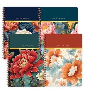 Keskin Color Spiralli Sert Kapak Bahçe Defter 17x24 100 YP Kareli 418952-99