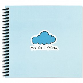 Keskin Color Sticker Defter Hisli Şeyler 16x15 50 YP Çizgili Yok Öyle Yağma
