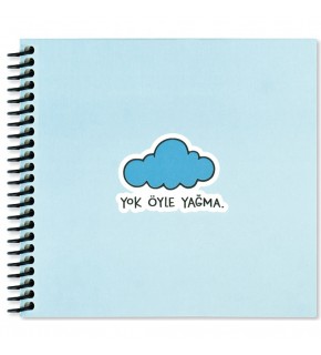 Keskin Color Sticker Defter Hisli Şeyler 16x15 50 YP Çizgili Yok Öyle Yağma