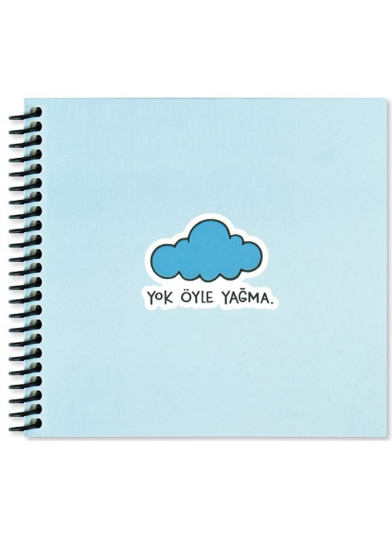 Keskin Color Sticker Defter Hisli Şeyler 16x15 50 YP Çizgili Yok Öyle Yağma