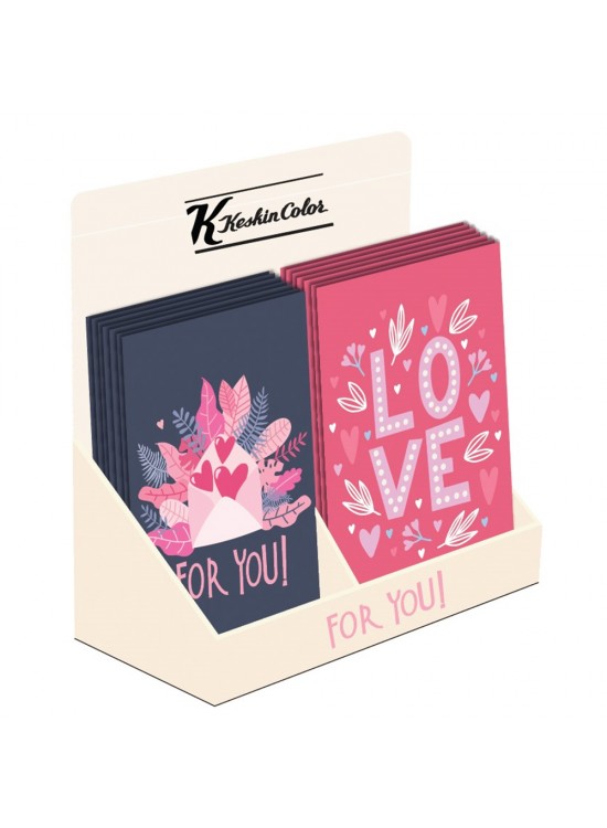 Keskin Color Tebrik Kartı Zarflı 80 Li Display