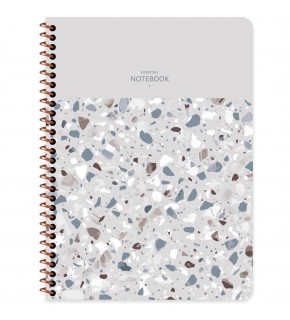 Keskin Color Terazzo Defter 16,5x22,5 80 YP Çizgili