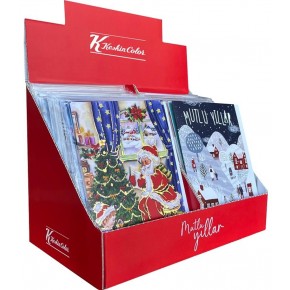 Keskin Color Yaldızlı Yılbaşı Kartı 2 Zarflı No:2 Tekli (1 Adet)