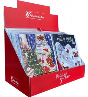 Keskin Color Yaldızlı Yılbaşı Kartı 2 Zarflı No:2 Tekli (1 Adet)