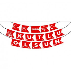 Kika 29 Ekim Harf Afiş -29 Ekim Kutlu Olsun Banner