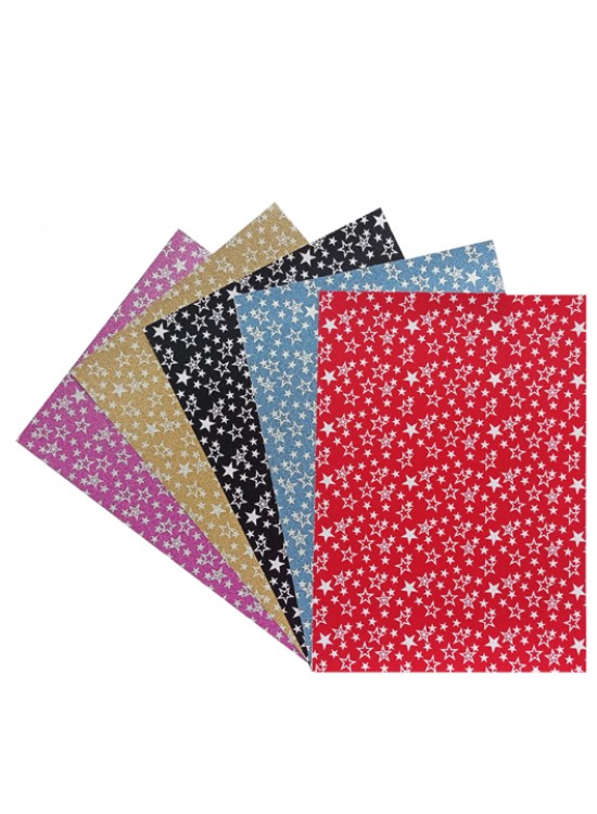 Kika Elişi Kağıdı A4 10 Lu Yıldızlı Kika Elişi Kağıdı A4 10 Lu Yıldızlı