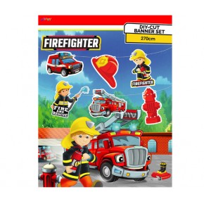 Kika Firefighters DIY-CUT Özel Kesim Banner
