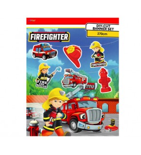 Kika Firefighters DIY-CUT Özel Kesim Banner