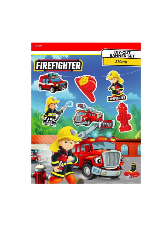Kika Firefighters DIY-CUT Özel Kesim Banner Kika Firefighters DIY-CUT Özel Kesim Banner