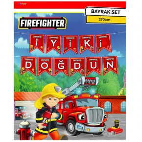 Kika Firefighters İyi ki Doğdun Banner