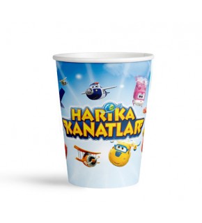 Kika Harika Kanatlar Karton Bardak 8 Li