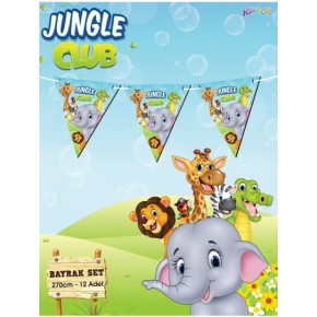 Kika Jungle Club Üçgen Flama