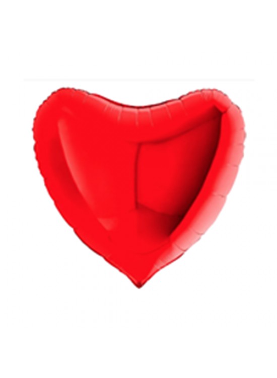 Kika Kalp Folyo Balon 18" Kırmızı