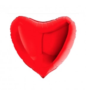 Kika Kalp Folyo Balon 40" Kırmızı