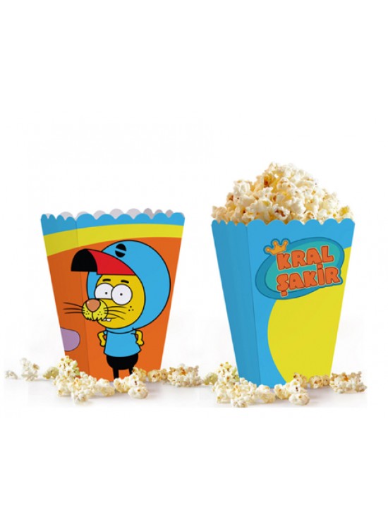 Kika Kral Şakir Action Popcorn Kutusu 8 Li Kika Kral Şakir Action Popcorn Kutusu 8 Li