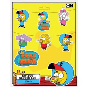 Kika Kral Şakir DIY-CUT Özel Kesim Banner