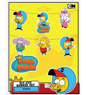 Kika Kral Şakir DIY-CUT Özel Kesim Banner
