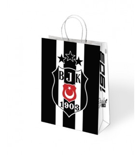 Kika Lisanslı Kağıt Poşet 18X24 12 Li Beşiktaş