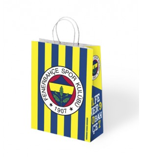 Kika Lisanslı Kağıt Poşet 18X24 12 Li Fenerbahçe