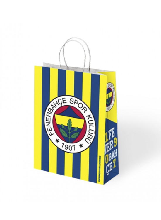 Kika Lisanslı Kağıt Poşet 18X24 12 Li Fenerbahçe