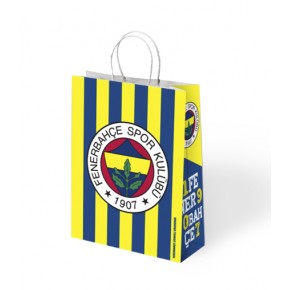 Kika Lisanslı Kağıt Poşet 18X24 12 Li Fenerbahçe