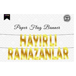 Kika Metalize Harf Banner Bnr90