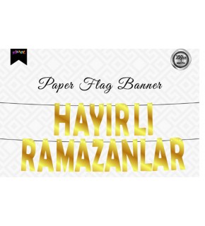 Kika Metalize Harf Banner Bnr90